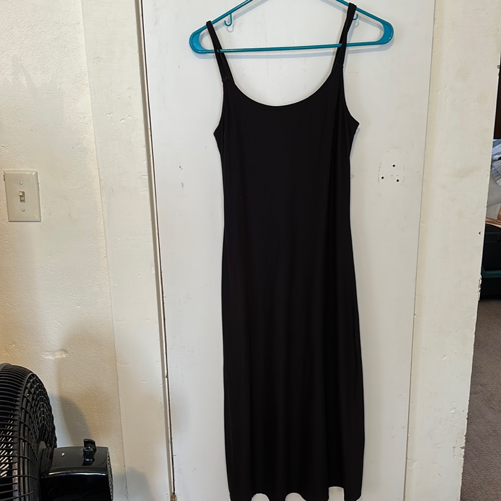 Spaghetti Strap Black Dress